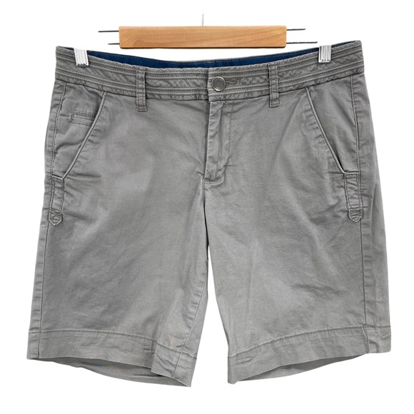 Natural Reflections Short Woman 10 Gray Bermuda Hiking Walking Cotton‎ Staple - Picture 1 of 9